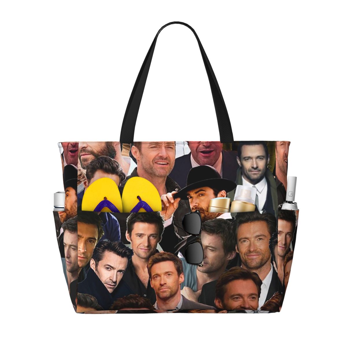 Yoga Fitness Photos - Hugh Jackman Fotocollage Strandtas Sport Gym