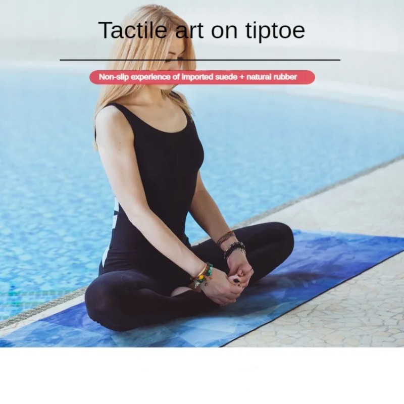Zen Yoga Fitness - Zen Rijm 1Mm Natuurlijk Rubber Suède
