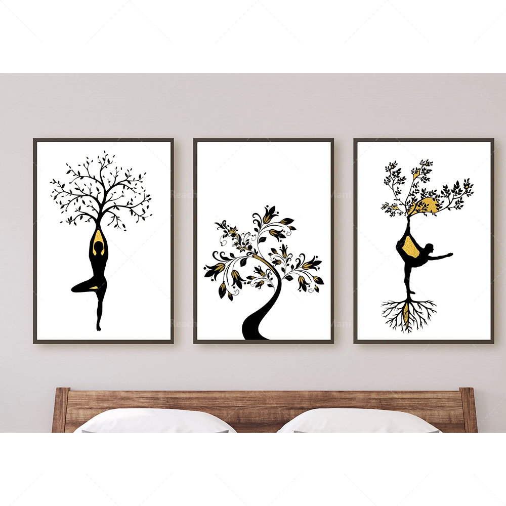 Zen Yoga Fitness - Yoga Poses Poster Meditatie Zen Wall