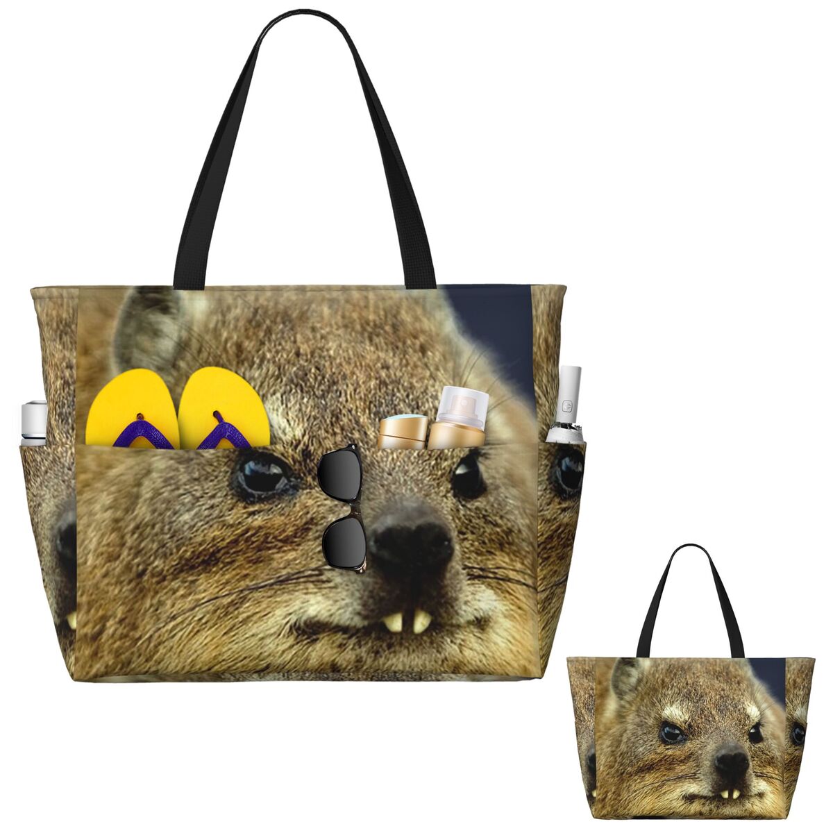 Rock Hyrax Photo Beach Tote Ba - Yoga Fitness Photos recensie en prijs