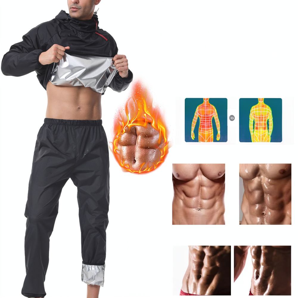 Herensauna fitnesspak plus siz - Yoga Fitness Gear recensie en prijs