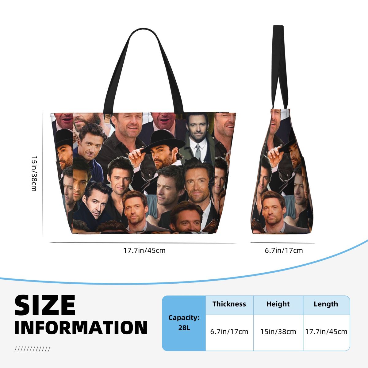 Hugh Jackman Fotocollage Stran - Yoga Fitness Photos recensie en prijs