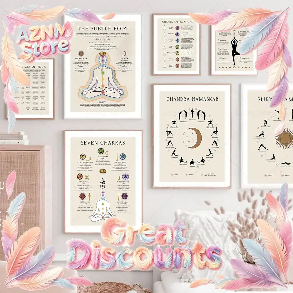 (2D canvas schilderij) Yoga Zo - Zen Yoga Fitness recensie en prijs