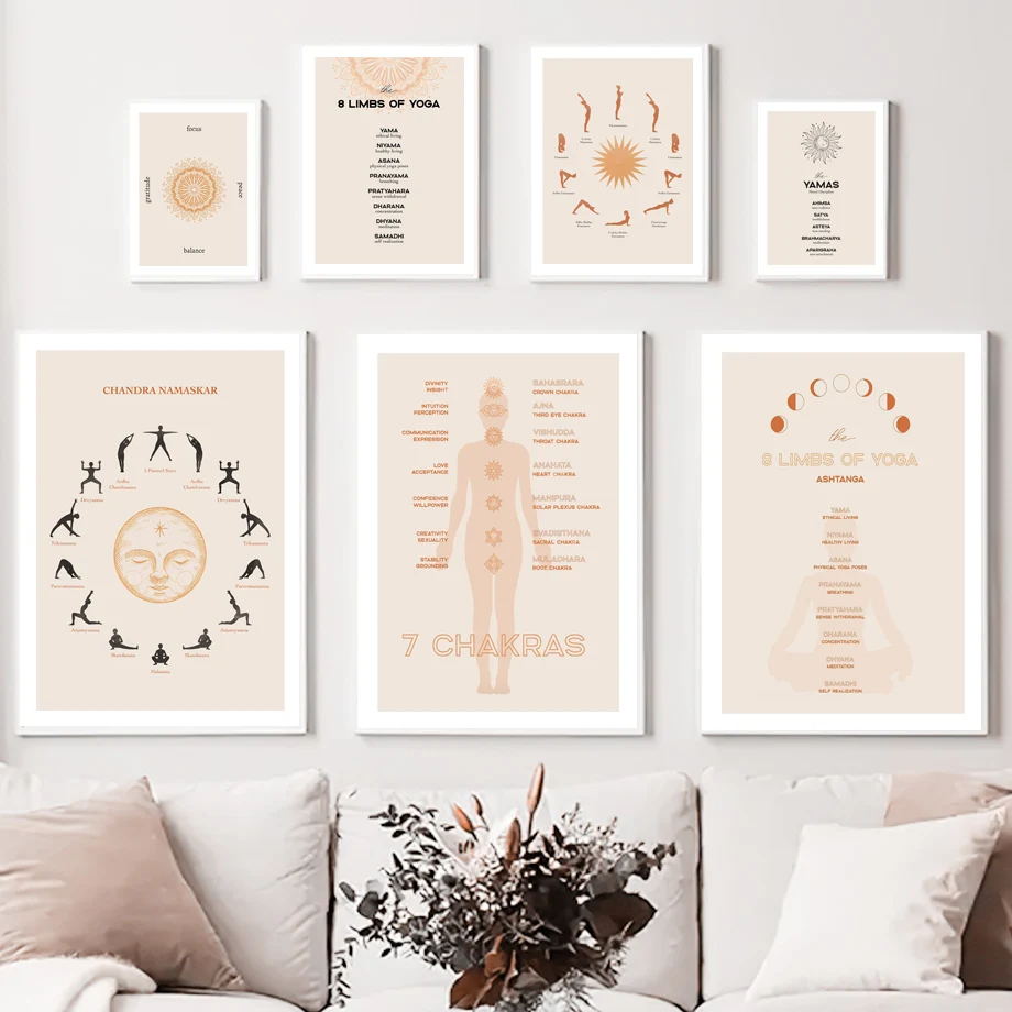 Canvas Schilderij Nordic Poste - Zen Yoga Fitness recensie en prijs