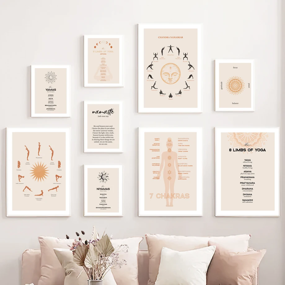 Canvas Schilderij Nordic Poste - Zen Yoga Fitness recensie en prijs