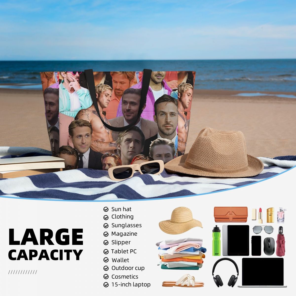 Ryan Gosling Fotocollage Stran - Yoga Fitness Photos recensie en prijs