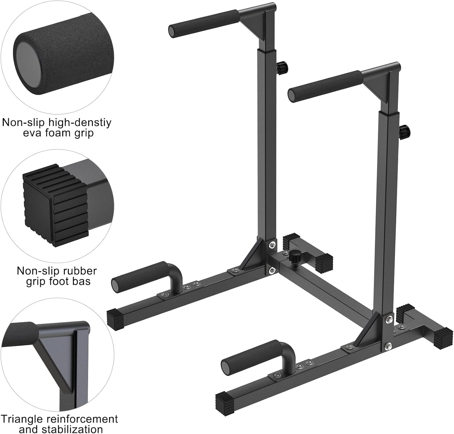 Zware stalen multifunctionele  - Dip Bar Parallel recensie en prijs