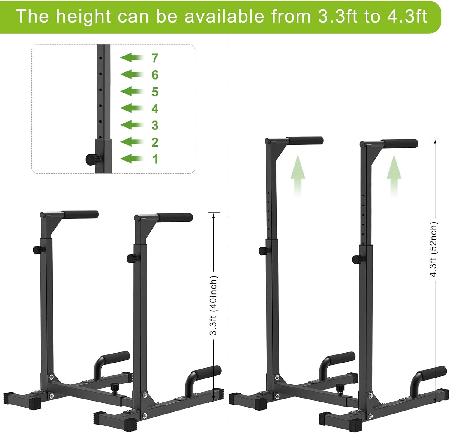 Zware stalen multifunctionele  - Dip Bar Parallel recensie en prijs