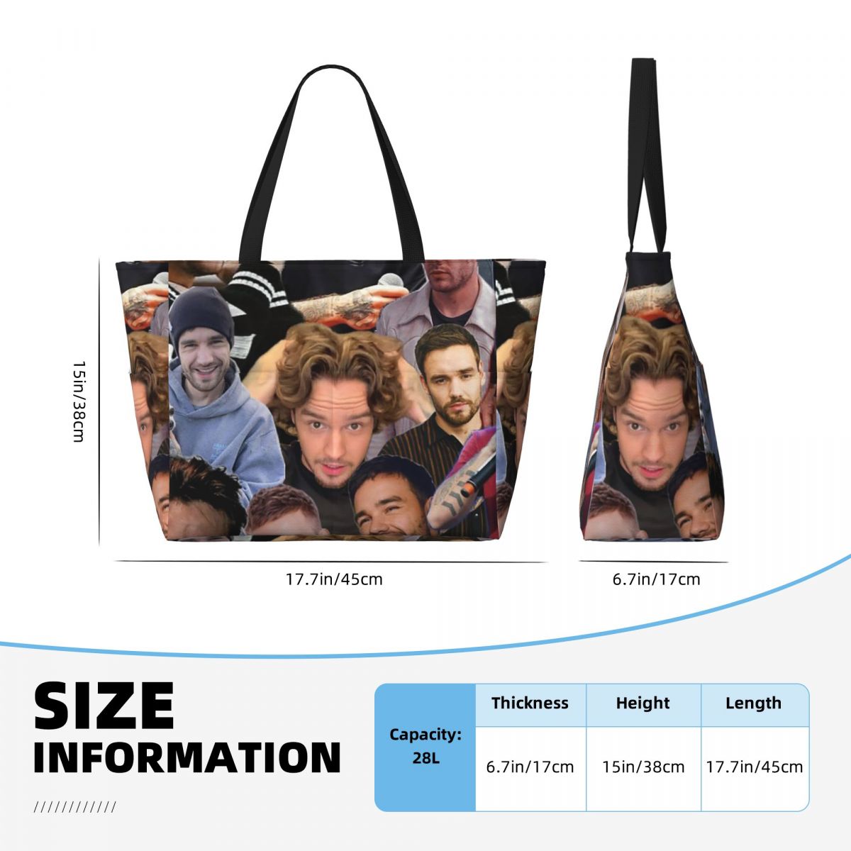 Liam Payne Fotocollage Strandt - Yoga Fitness Photos recensie en prijs