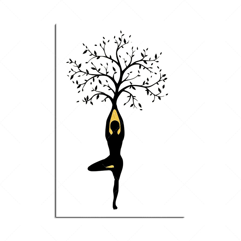 Yoga Poses Poster Meditatie Ze - Zen Yoga Fitness recensie en prijs