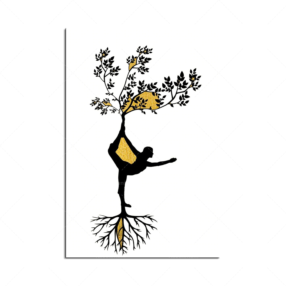 Yoga Poses Poster Meditatie Ze - Zen Yoga Fitness recensie en prijs